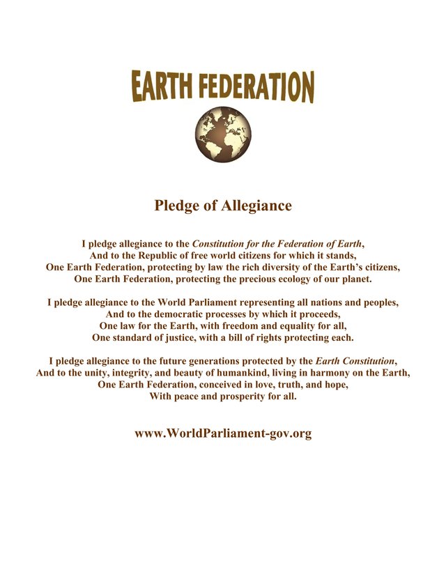 Earth Federation Pledge of Allegiance